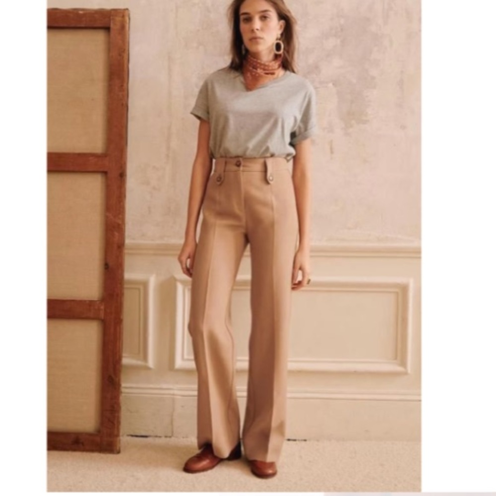 SEZANE Yves Trousers 38 6 NWT